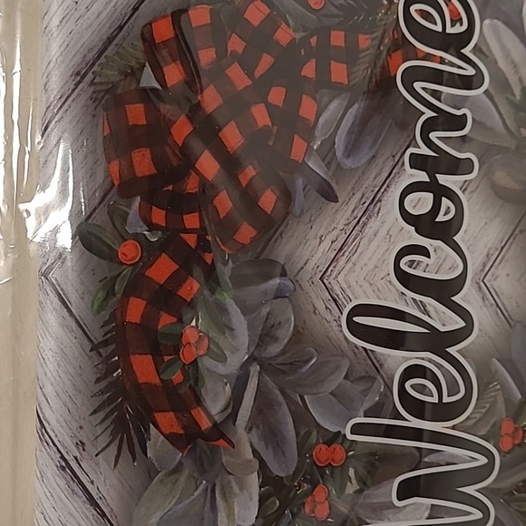 New Welcome Wreath Magnetic Mailbox Cover - Picture 4 of 15